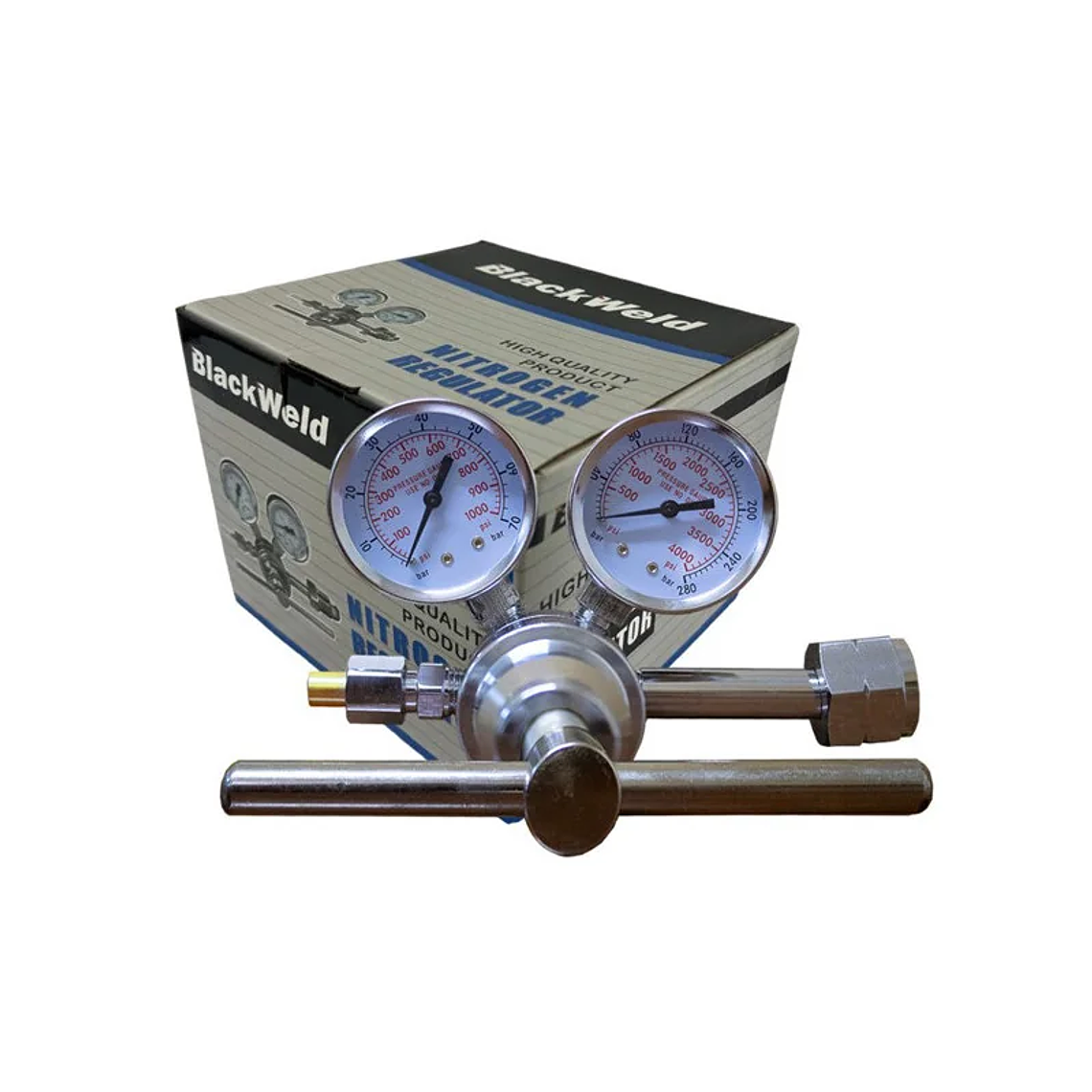 Regulador De Nitrogeno de Alta - Cromado (NI-50C) 2