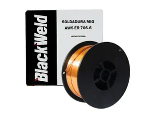 Alambre Mig Blackweld Sólido 0,8mm — Rollo 5 Kg (ER70S-6)