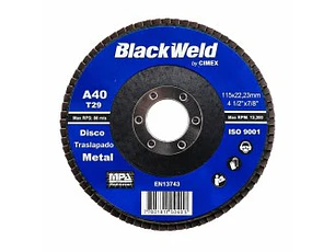 Disco Traslapado Metal 4.5