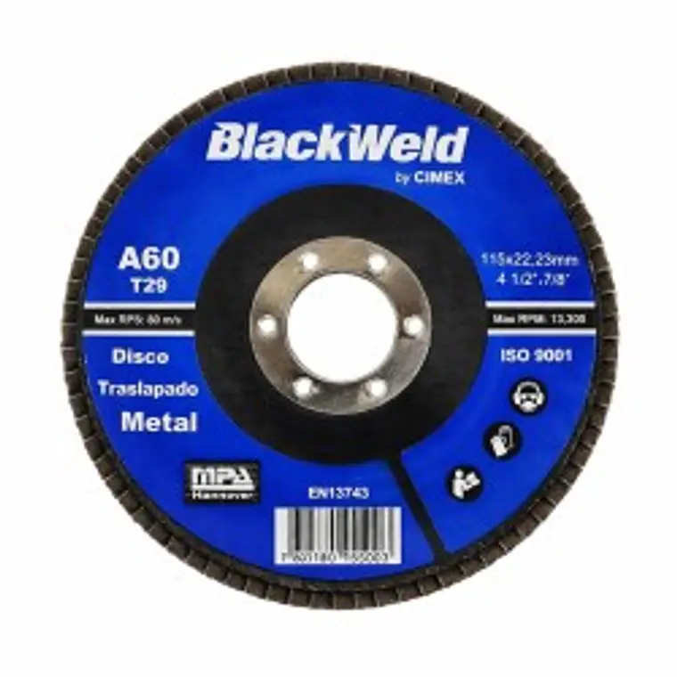 Disco Traslapado Metal 4.5