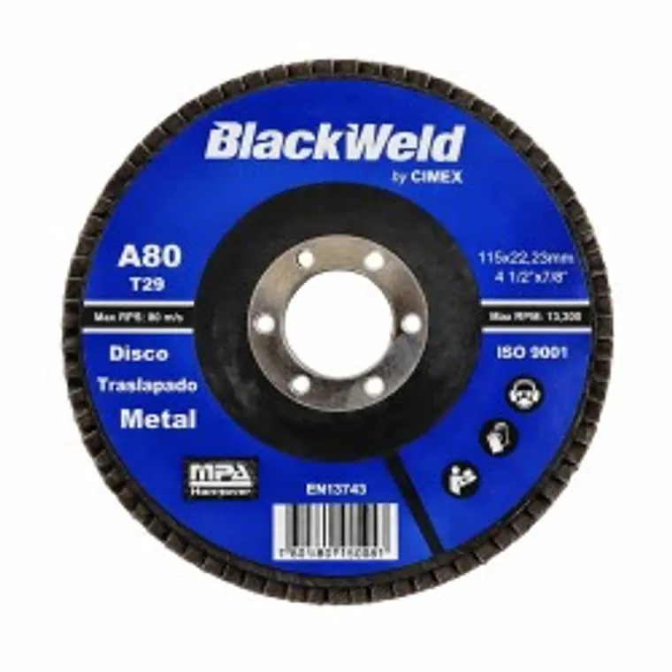 Disco Traslapado Metal 4.5