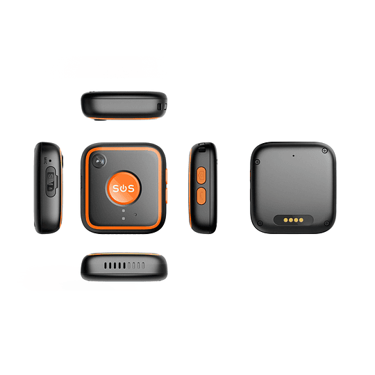 Rastreador GPS portátil 4G, con cámara, Colgante y Pulsera para Niños,  Adultos Mayores, Seguridad, botón SOS 