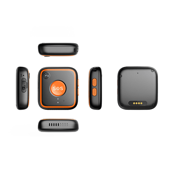 Rastreador GPS portátil 4G, con cámara, Colgante y Pulsera para Niños,  Adultos Mayores, Seguridad, botón SOS  (3)