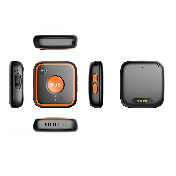 Rastreador GPS portátil 4G, con cámara, Colgante y Pulsera para Niños,  Adultos Mayores, Seguridad, botón SOS  (8)