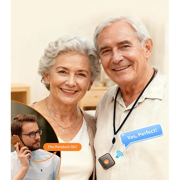 Rastreador GPS portátil 4G, con cámara, Colgante y Pulsera para Niños,  Adultos Mayores, Seguridad, botón SOS  (12)