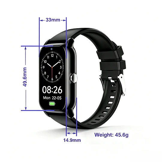 Reloj GPS 4G  para Adultos Mayores,  Alarma de Caídas, Botón SOS,  Monitoreo de Salud y Llamadas Emergencia 