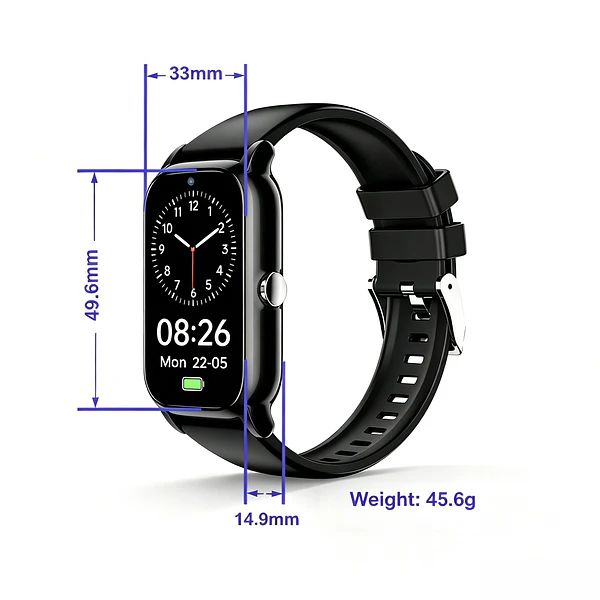 Reloj GPS 4G  para Adultos Mayores,  Alarma de Caídas, Botón SOS,  Monitoreo de Salud y Llamadas Emergencia  (3)