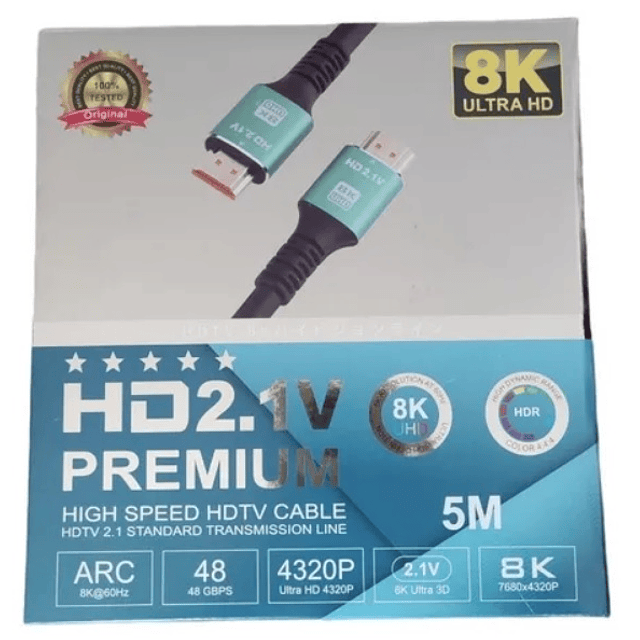 CABLE HDMI 2.1 PREMIUM (5M)