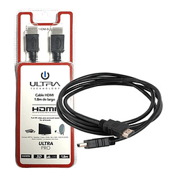 CABLE HDMI 1.8 MTS ULTRA 1.4B 