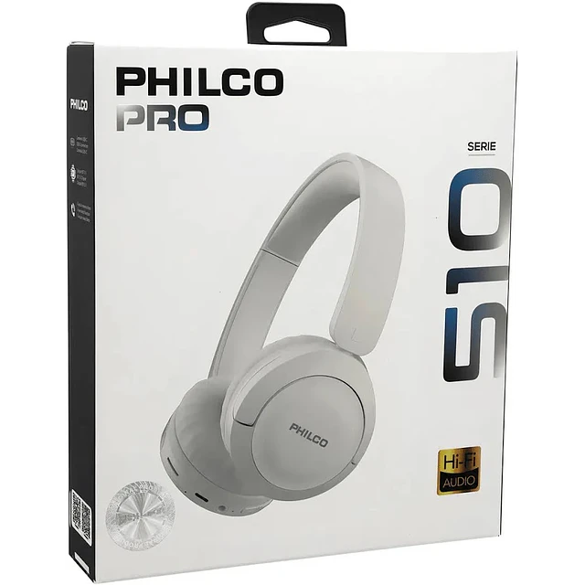 AUDIFONO BT PHILCO PRO 510 BLANCO