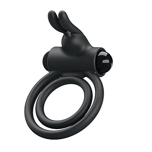 Anillo Vibrador Doble Conejo