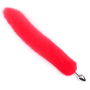 Plug Anal Cola De Zorro Roja Talla S