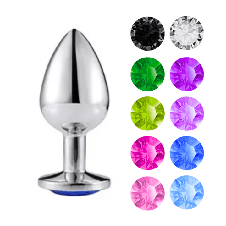  Plug metalico con joya Talla S 2