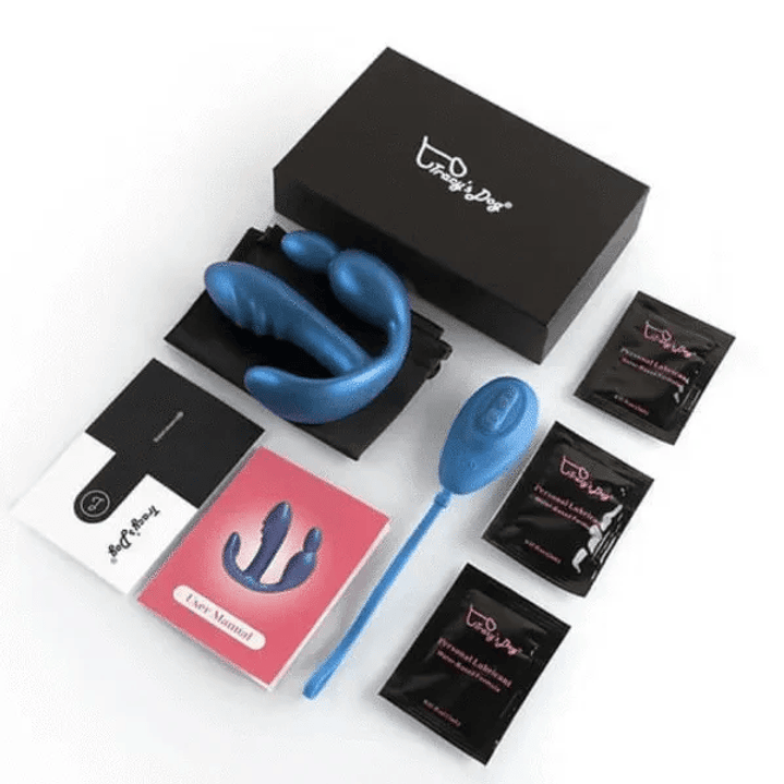 Vibrador doble a control Bali 3