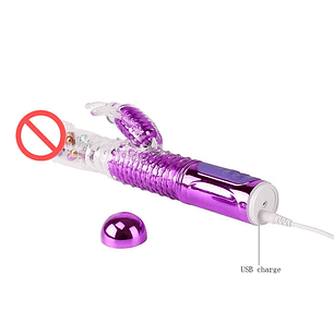  Vibrador Mariposa Gira 360°