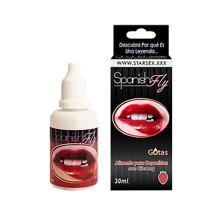 Gotitas Excitantes Unisex con Sabor Frutilla 30ml Spanish Fly