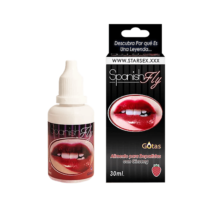 Gotitas Excitantes Unisex con Sabor Frutilla 30ml Spanish Fly 1
