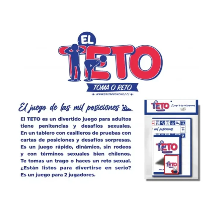 Juego de mesa “El teto” ¡El juego de las mil posiciones! 2