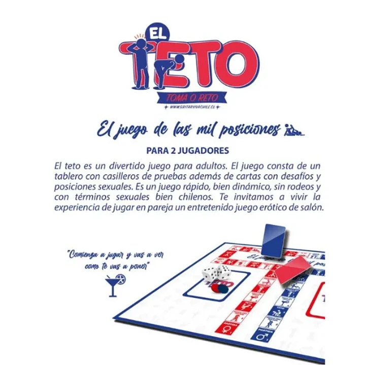 Juego de mesa “El teto” ¡El juego de las mil posiciones! 3