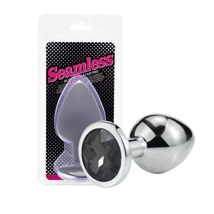 Plug metálico con joya Talla L 1