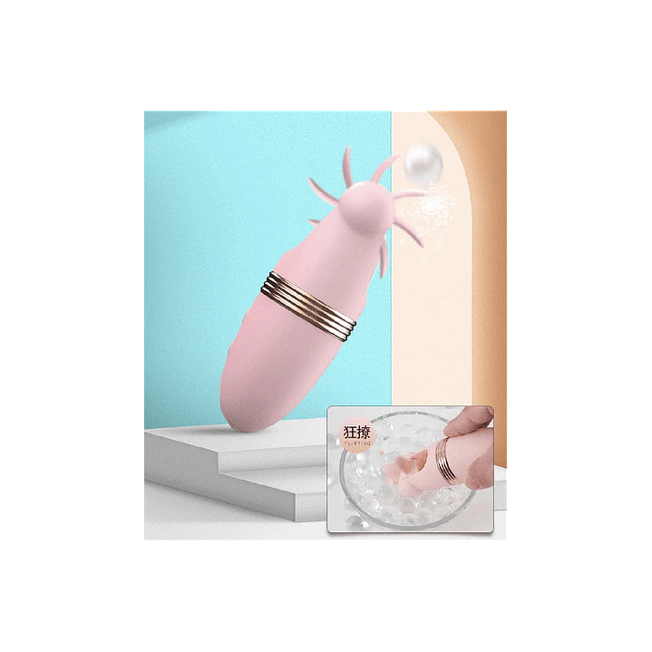 Huevo vibrador con lenguitas  2
