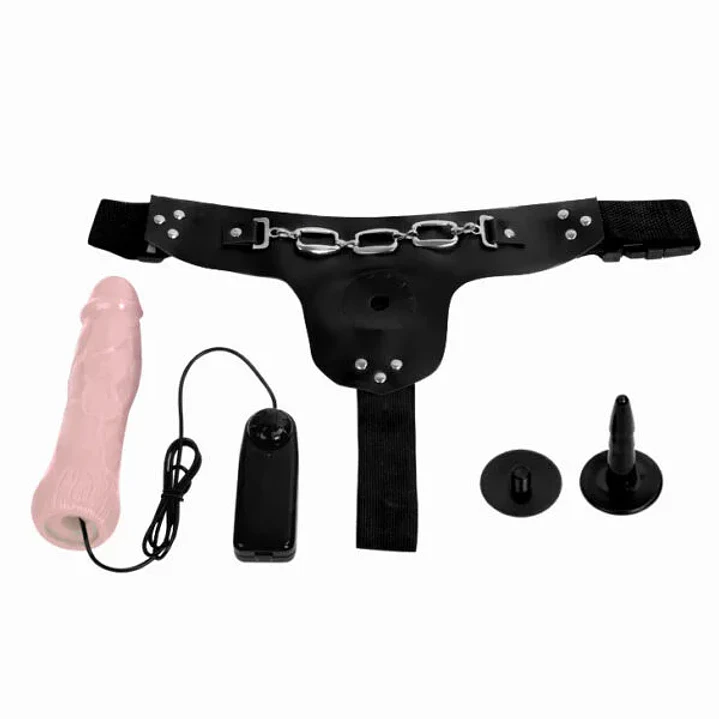 Arnés sexual con vibración 2