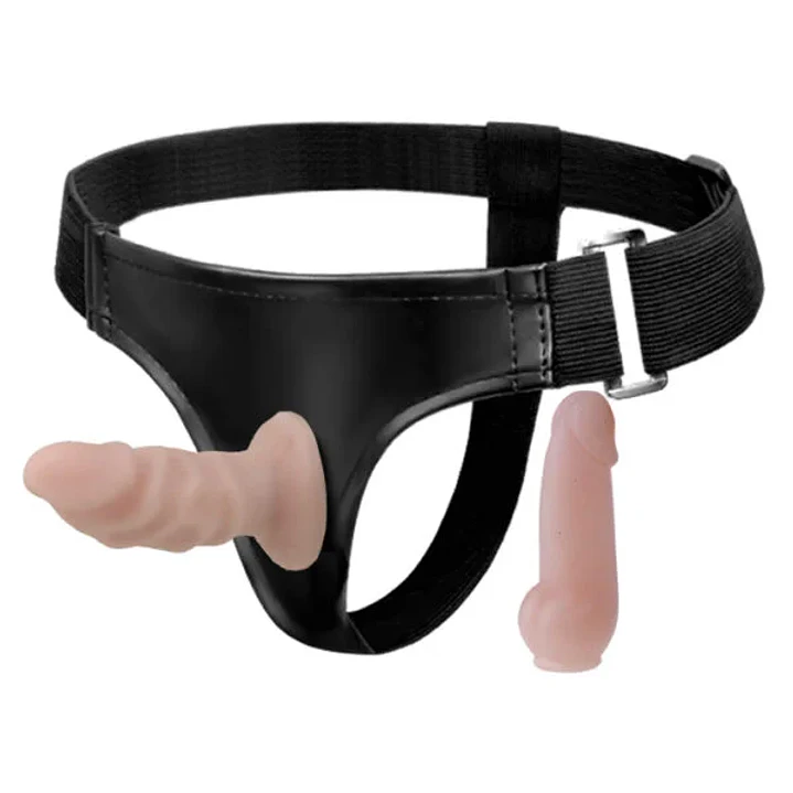 Arnés sexual con dildo intercambiable  2