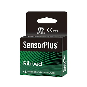 Preservativo SensorPlus Dotted x 3 unidades