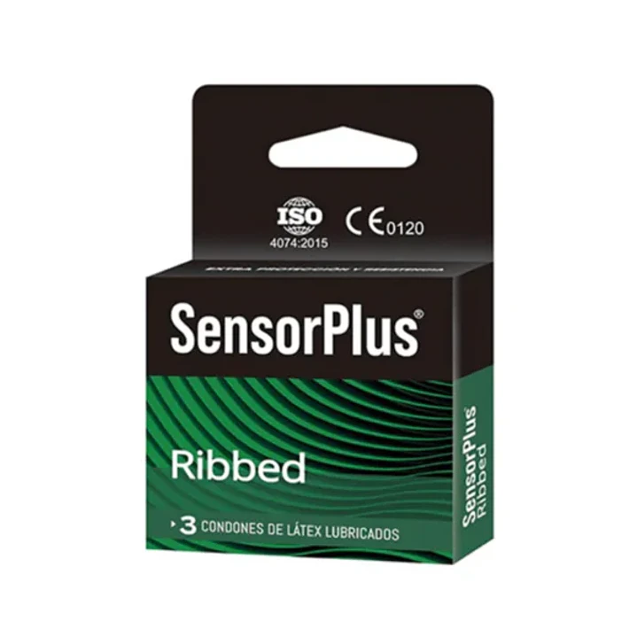 Preservativo SensorPlus Dotted x 3 unidades 1