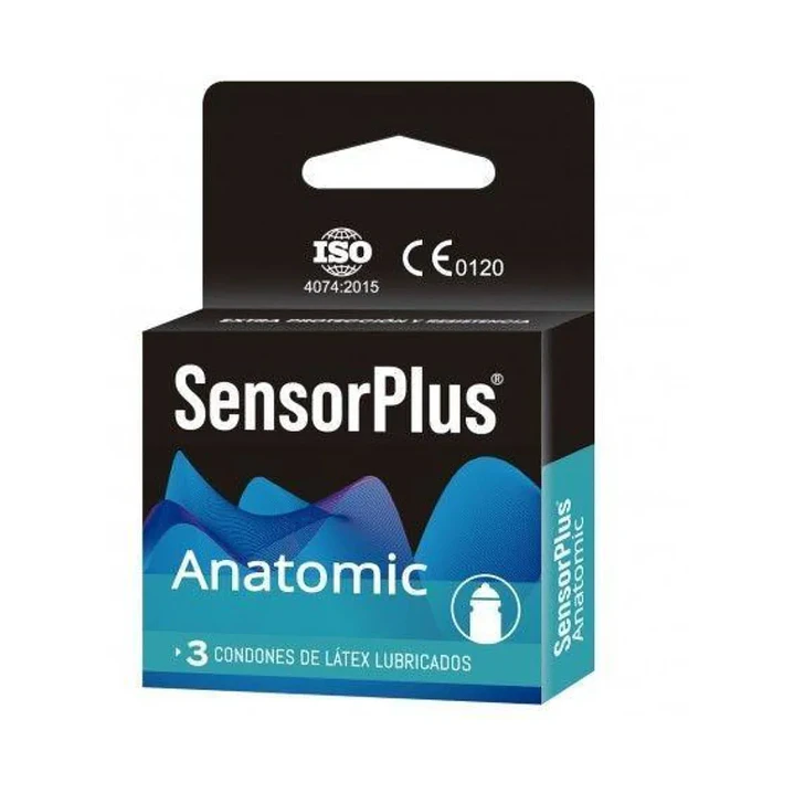 Preservativo SensorPlusExtra Anatomic x 3 unidades 1