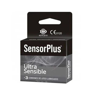 Preservativo SensorPlus Ultra Sensible x 3 unidades
