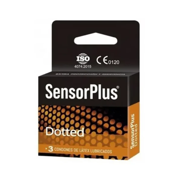Preservativo SensorPlus Dotted x 3 unidades 1