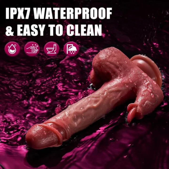 Dildo vibrador y telescópico hiperrealista TORERO 2