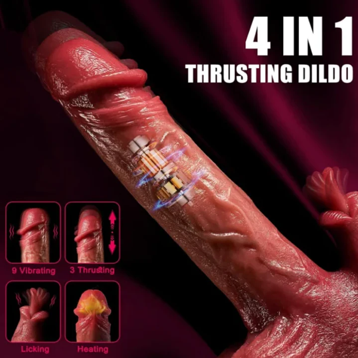 Dildo vibrador y telescópico hiperrealista TORERO 3