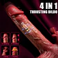 Dildo vibrador y telescópico hiperrealista TORERO - Miniatura 3
