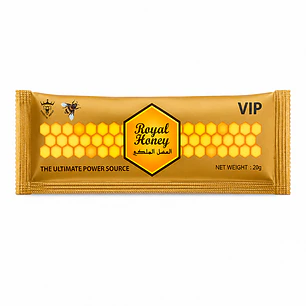Potenciador Sexual unisex royal honey miel del amor 20Gr 1 sobre