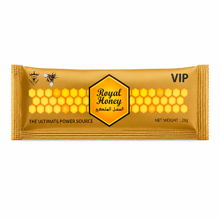 Potenciador Sexual unisex royal honey miel del amor 20Gr 1 sobre 2
