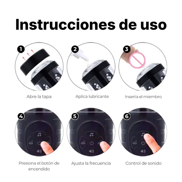 Masturbador Automático Giratorio Andromeda 2