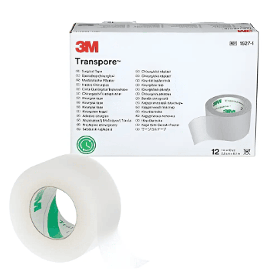 Cinta Quirúrgica 3M™ Transpore™ White 1534