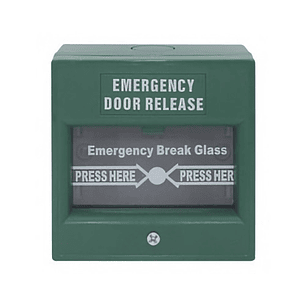 PULSADOR SALIDA EMERGENCIA VERDE HC-F