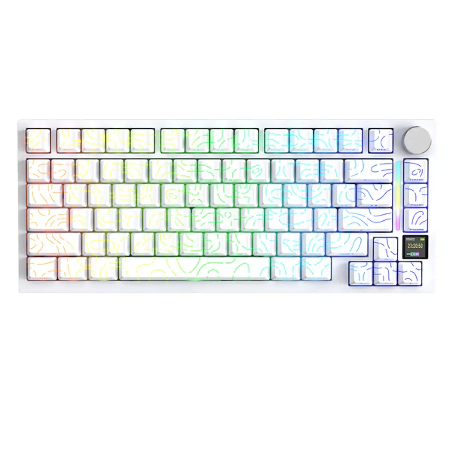 Attack Shark X820 Ultra (75% - Trimodo RGB - Blanco) 1