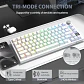 Attack Shark X820 Ultra (75% - Trimodo RGB - Blanco) - Miniatura 4