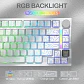 Attack Shark X820 Ultra (75% - Trimodo RGB - Blanco) - Miniatura 8