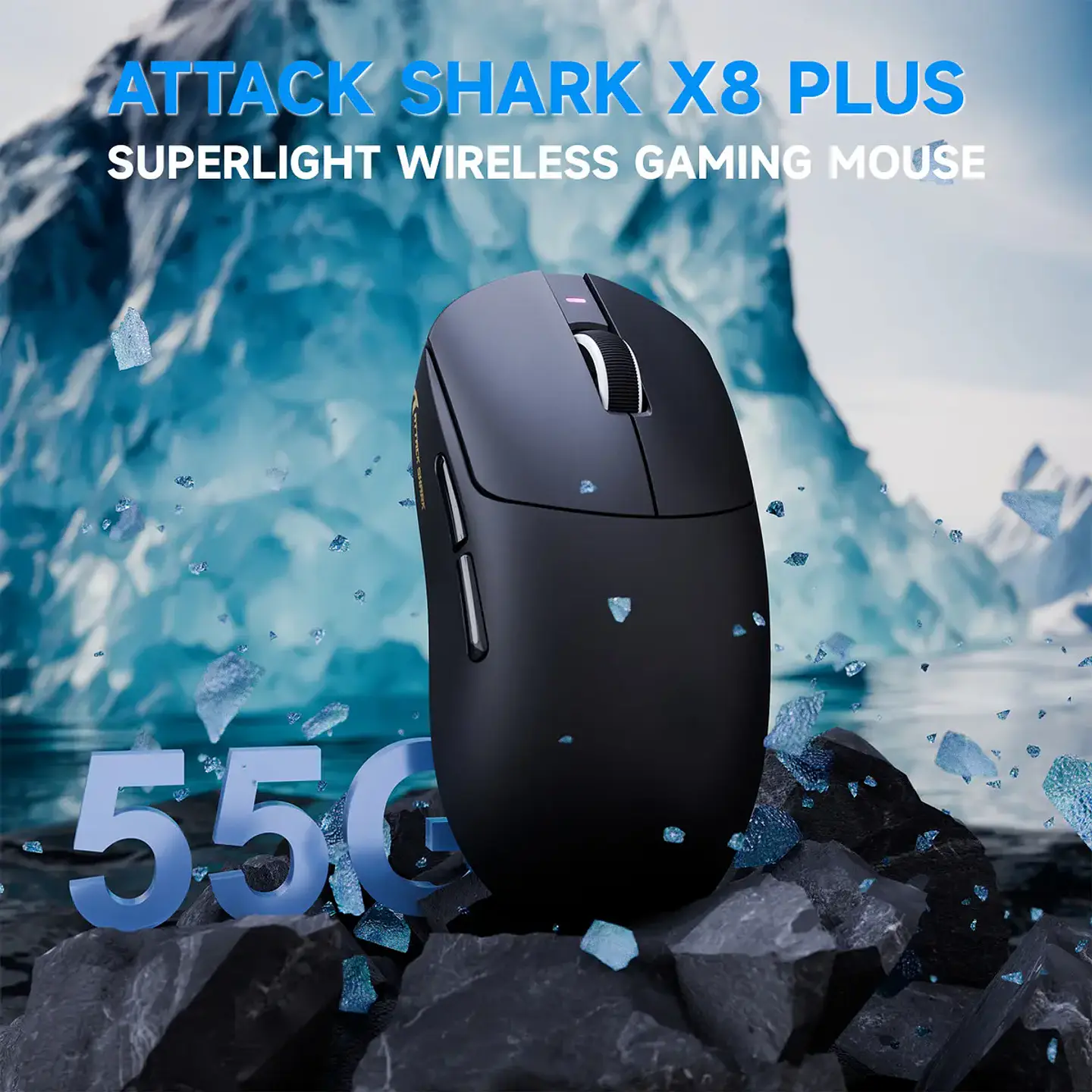 Mouse Attack Shark X8 Plus PixArt PAW3395PRO 2