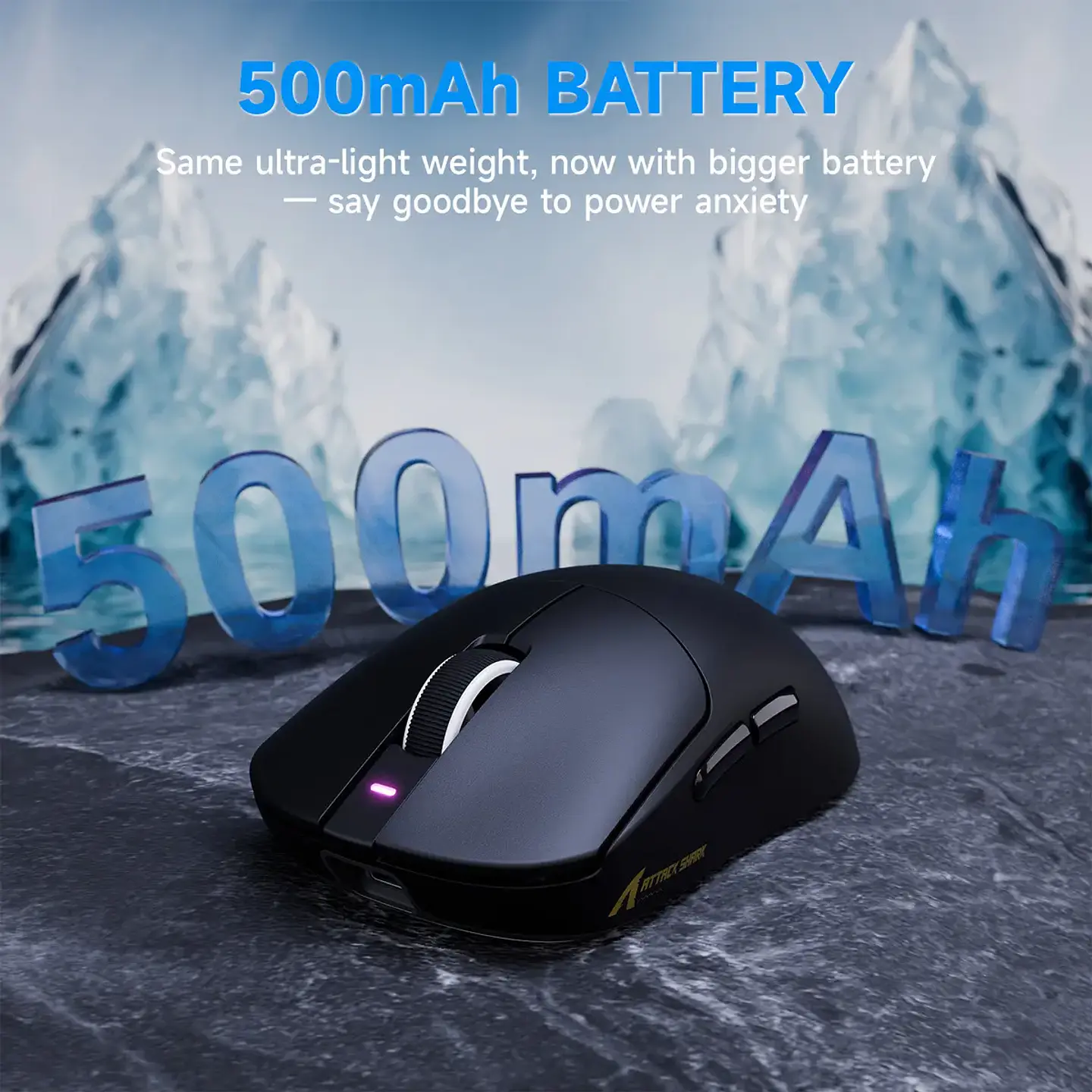 Mouse Attack Shark X8 Plus PixArt PAW3395PRO 5