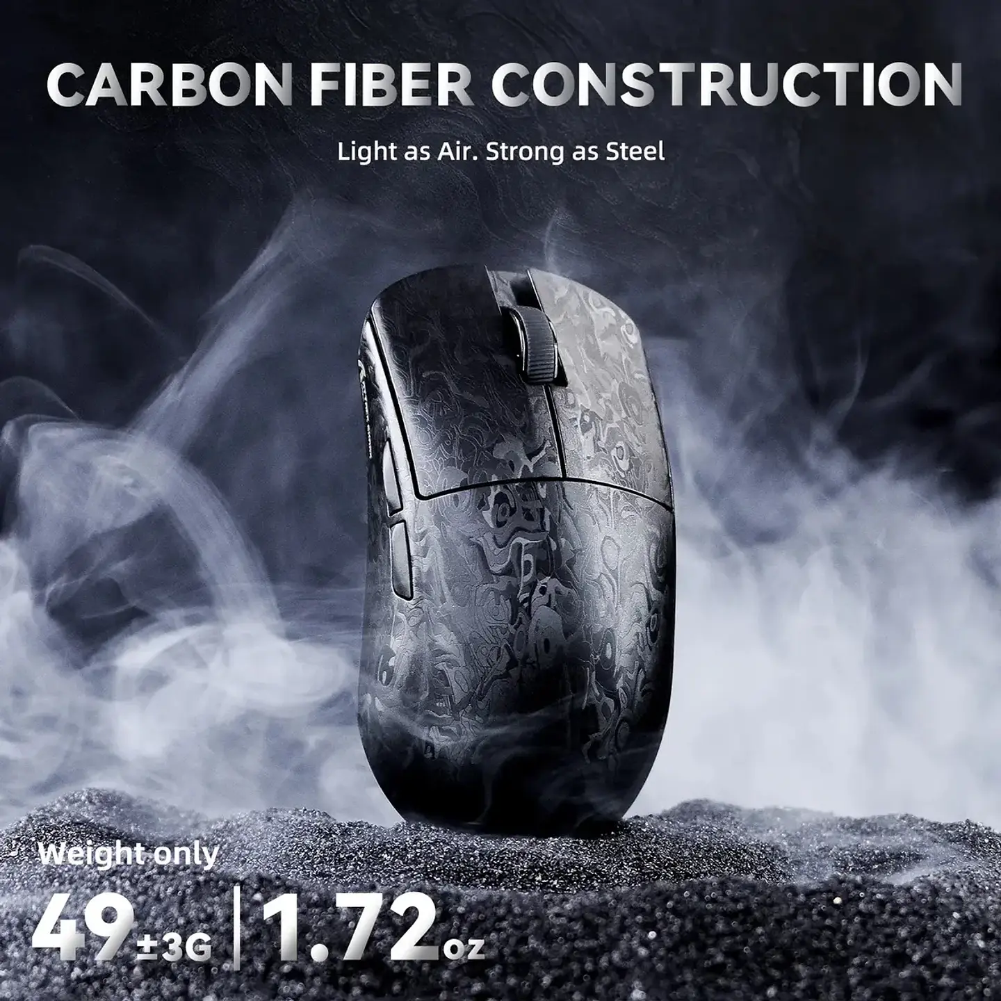 Mouse Attack Shark R11 Ultra 8k Carbon Fiber Wireless 8k Negro 2