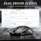 Mouse Attack Shark R11 Ultra 8k Carbon Fiber Wireless 8k Negro - Miniatura 9