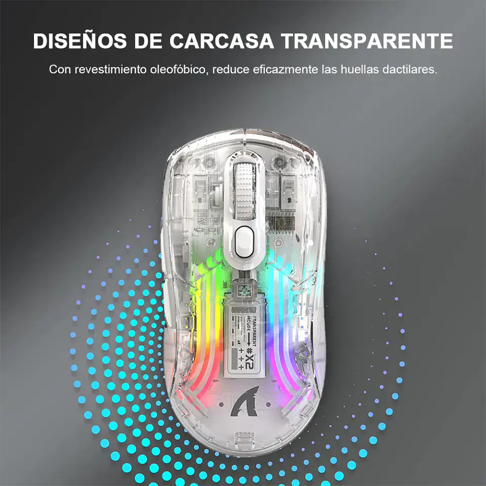 Mouse Attack Shark X2 Pro Mouse Inalambrico 4