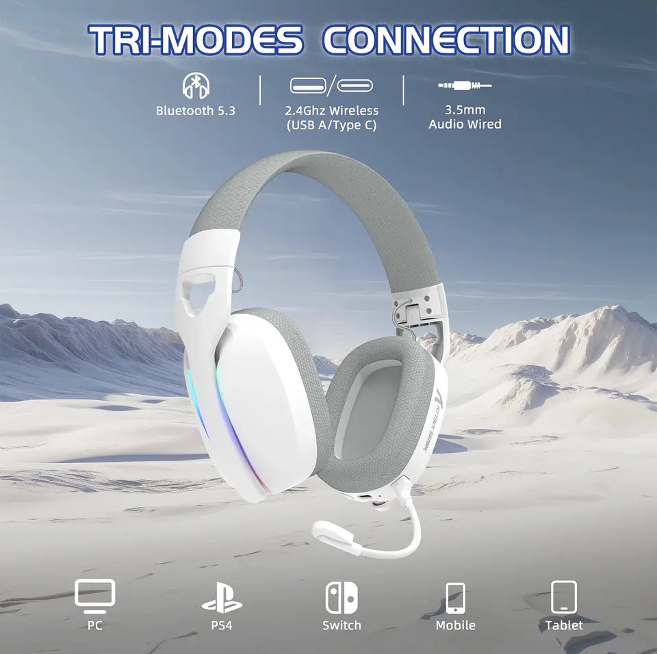 Audifonos Serie L90 Blanco 3