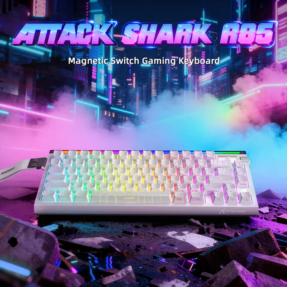 Attack Shark R85 HE (75% - Alámbrico 8khz) 11